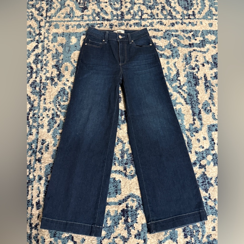 Paige Denim Anessa Wide Leg Ankle Length Jeans